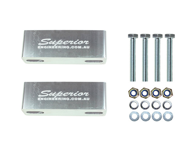 Superior Engineering Billet Series 6061-T6 Alloy Sway Bar Extensions — Toyota LandCruiser 76/78/79/80/105 Series Front