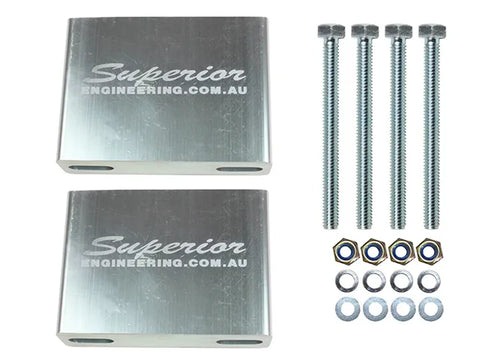 Superior Engineering Billet Series 6061-T6 Alloy Sway Bar Extensions — Toyota LandCruiser 76/78/79/80/105 Series Front 6-7 Inch (150-175mm) Lift