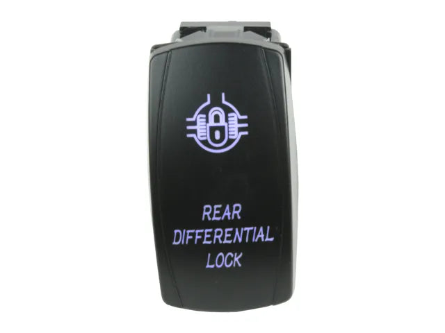 Superior Engineering Rocker Switch Rear Differential Lock Blue LED (Each)