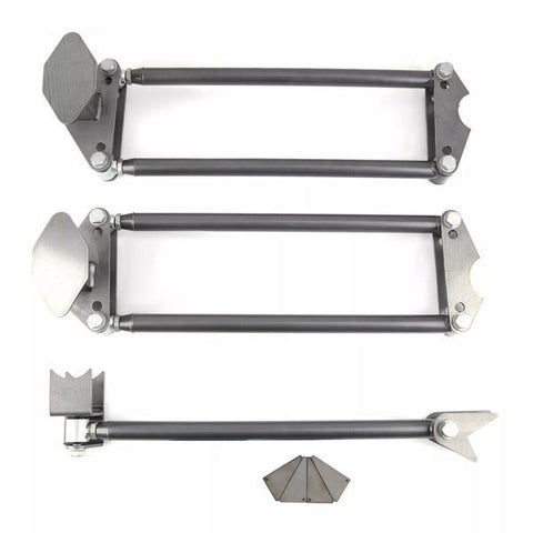 Universal Rear Weld On 4 Link Suspension Lift Kit Heavy Duty 24" Steel Bars