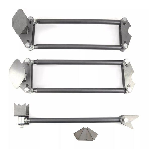 Universal Rear Weld On 4 Link Suspension Lift Kit Heavy Duty 24" Steel Bars