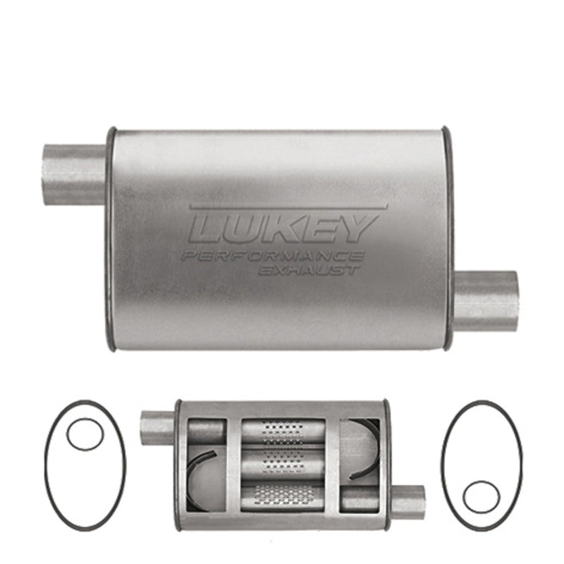 Lukey Muffler-Exhaust Sports LT17734