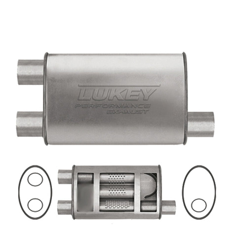 Lukey Muffler-Exhaust Sports LT17739
