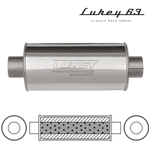 Lukey Muffler-Exhaust Sports LT17787