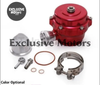 Universal JDM 50Mm V Band Blow Off Valve Bov Qr Typer W/ Weld On Aluminum Flange W/Logo