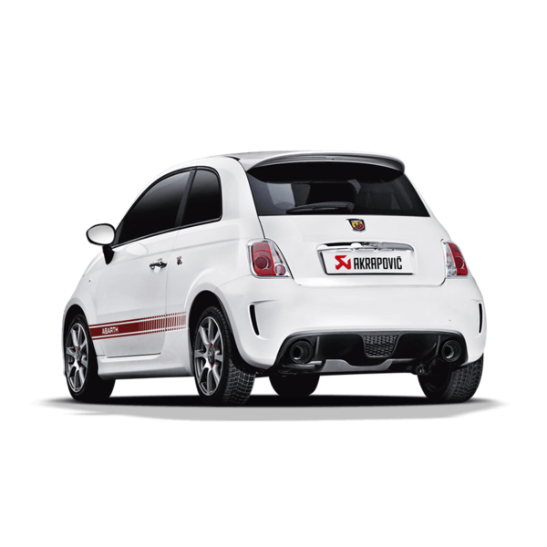 Akrapovic Slip-On Line SS without Tailpipes (500/595 08+) — fits Abarth 500 595
