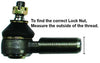 Superior Engineering Lock Nut 25mm (Left Hand Thread)