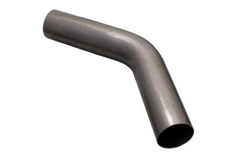 XForce 3.5in/45 Degree Mandrel Bend - 409 Raw Stainless Steel
