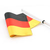 Harley Softail Iron 883 Generic Luggage Rack Vertical Flag Pole & Germany Flag
