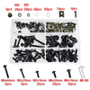 Honda Kawasaki Yamaha Suzuki Generic 177PCS Motorcycle Sportbike Windscreen Fairing Bolts Kit Fastener Clips Screws