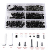 Honda Kawasaki Yamaha Suzuki Generic 177PCS Motorcycle Sportbike Windscreen Fairing Bolts Kit Fastener Clips Screws