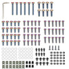 173PCS Burnt Titanium Windscreen Fairing Bolt Kit Fastener Clip Screw Motorcycle Generic