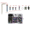 173PCS Burnt Titanium Windscreen Fairing Bolt Kit Fastener Clip Screw Motorcycle Generic