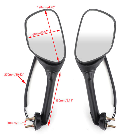 Suzuki GSXR 600 750 2006-2014 GSXR 1000 2005-2014 Generic Mirrors Turn Signals