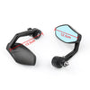 Motorcycle Generic 7/8 1 Aluminum Rear View Side Mirror Handle Bar End