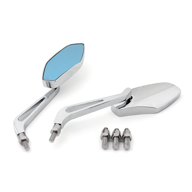 Harley Generic Universal 8mm 10mm Motorcycle Cruiser Side Rear View Mirrors