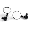 Cafe Racer Generic 1Pair CNC Motorcycle 3 Round Side Mirror 7/8 Handlebar End