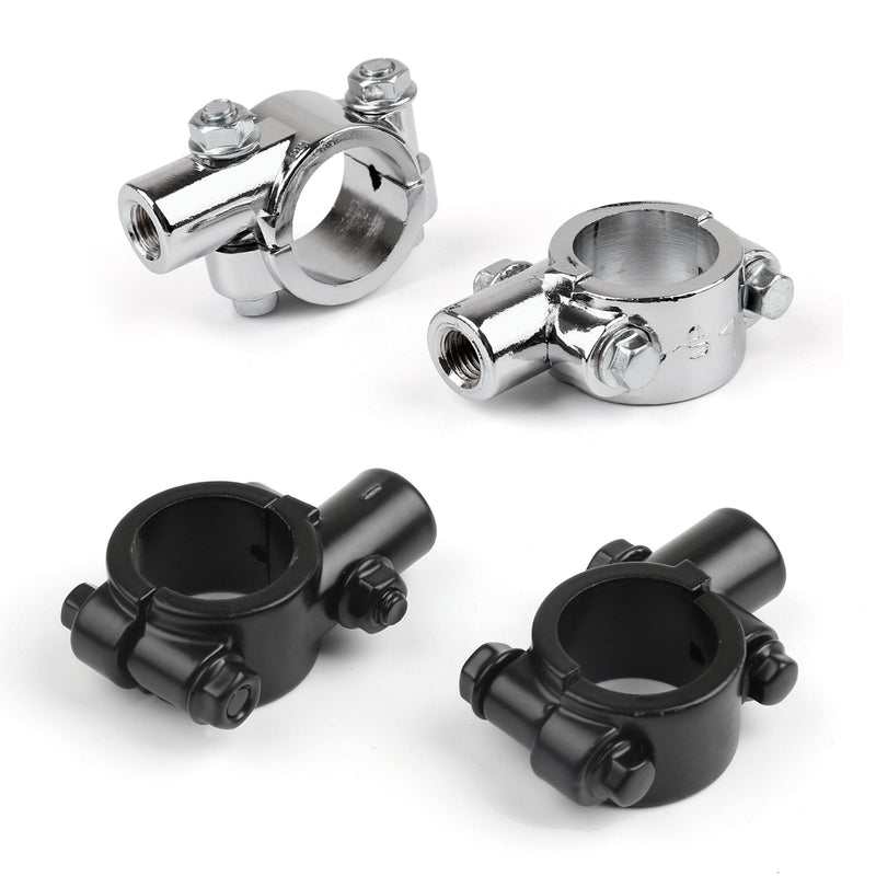 Motorcycle Bike 1 HandleBar 10MM Thread Mirror Mount Holder Clamp Adaptor Generic