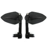 Bobber Cafe Racer Generic CNC Motorcycle 7/8 Handle Bar End Rearview Side Mirrors