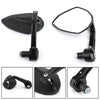 Bobber Cafe Racer Generic CNC Motorcycle 7/8 Handle Bar End Rearview Side Mirrors