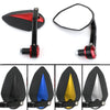 Bobber Cafe Racer Generic CNC Motorcycle 7/8 Handle Bar End Rearview Side Mirrors