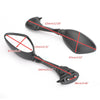 BMW S1000RR 2010-2018 HP4 2011-2015 Generic Motorcycle Black Rearview Side Mirrors