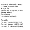 POLARIS RZR 170 2009-2015 2010 2011 2012 2013 0452761 Generic Starter Relay Solenoid