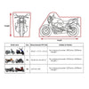 L/XXL/3XL Motorcycle Bike Cover Waterproof Scooter Outdoor Rain UV Protector BLK Generic