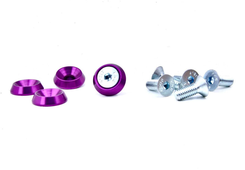 Platinum Racing Products PRP M6 x 20mm Countersunk Vehicle Dress Up Bolts and Washers