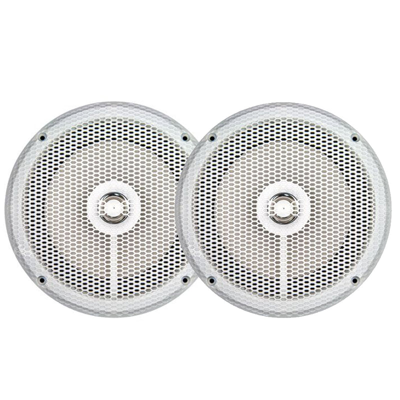 Autobacs Axis 6.5in Marine Slim Fit Speakers - White MA62W
