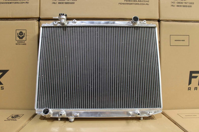 Fenix Radiators Radiator - Full Alloy Performance (PD-PE-PG-PH Courier GEN II) - Polished — fits Ford Courier Pe Pf