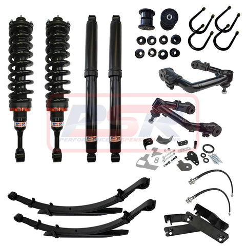 Performance Suspension Racing TTG 4" Lift Kit Std Duty Front/Heavy Duty Rear (BT-50/PX Ranger) — fits Mazda BT-50 UP