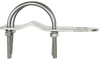 GME 3mm Bull Bar Bracket with "U" Bolts - Stainless Steel (image 3)