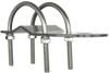 GME 3mm Bull Bar Bracket with "U" Bolts - Stainless Steel