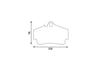 Circo SC17 Performance Front Brake Pad Set (image 2)