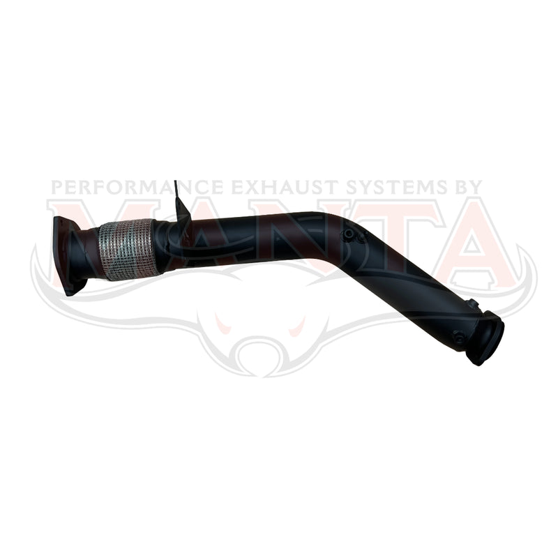 Manta Performance 4in Turbo Back Dump Pipe Without Cat (Next Gen T6.2 Ranger & Everest V6 Diesel)