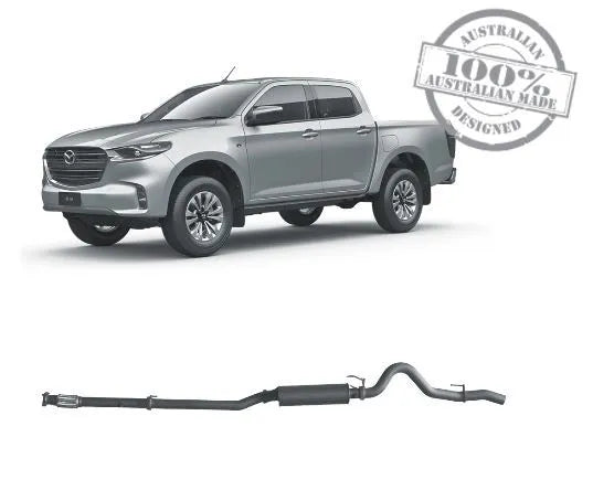 RedBack Exhausts Extreme Duty DPF Back Exhaust (BT-50 4JJ3-TCX +) — fits Mazda BT-50 UP