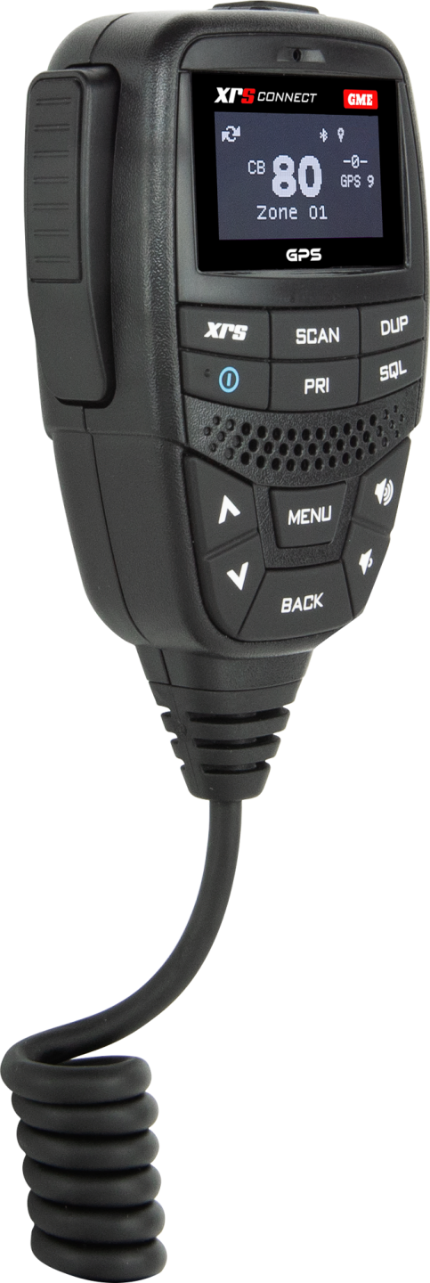GME Professional Grade IP67 OLED Speaker Microphone with GPS