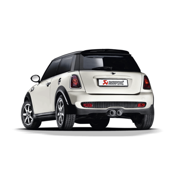 Akrapovic Evolution Line SS without tips (R56/R57/R58 Cooper S/JCW 07+) — fits Mini Convertible R57