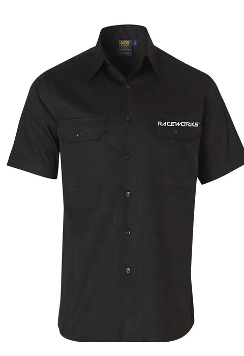 Raceworks Black Work Shirt - Small