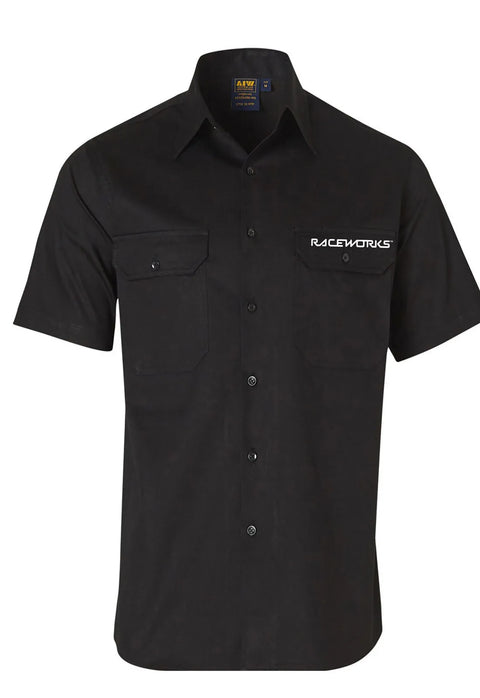 Raceworks Black Work Shirt - XXX-Large