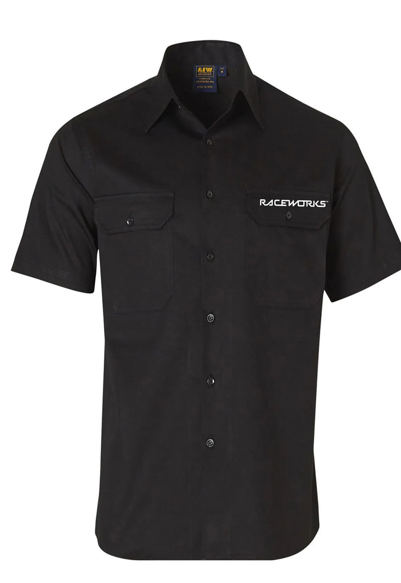 Raceworks Black Work Shirt - XXX-Large