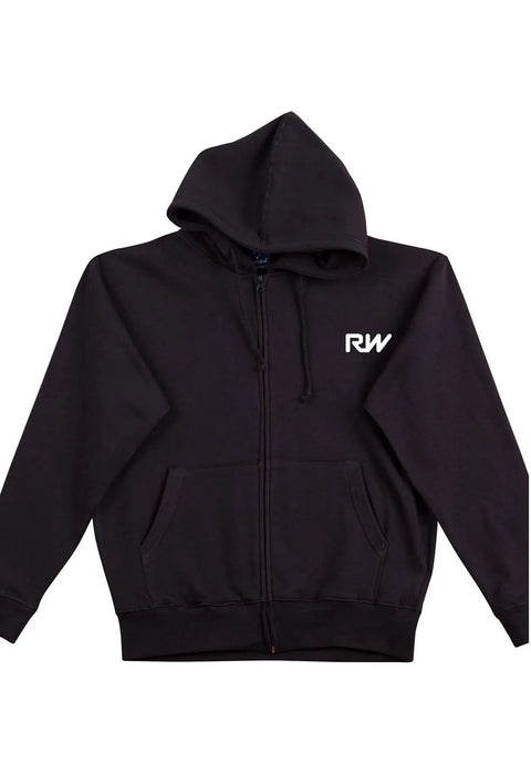 Raceworks Black/White Zip Up Hoodie - XXX-Large