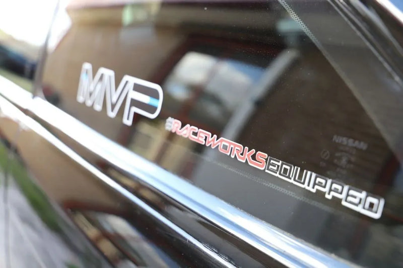 Raceworks Equipped Sticker - 200mm x 12mm