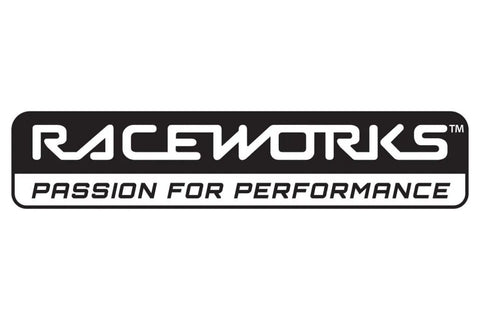 Raceworks Passion For Performance Sticker Black/White - 700mm x 160mm
