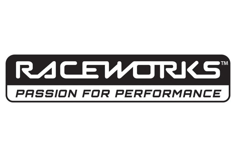 Raceworks Passion For Performance Sticker Black/White - 700mm x 160mm
