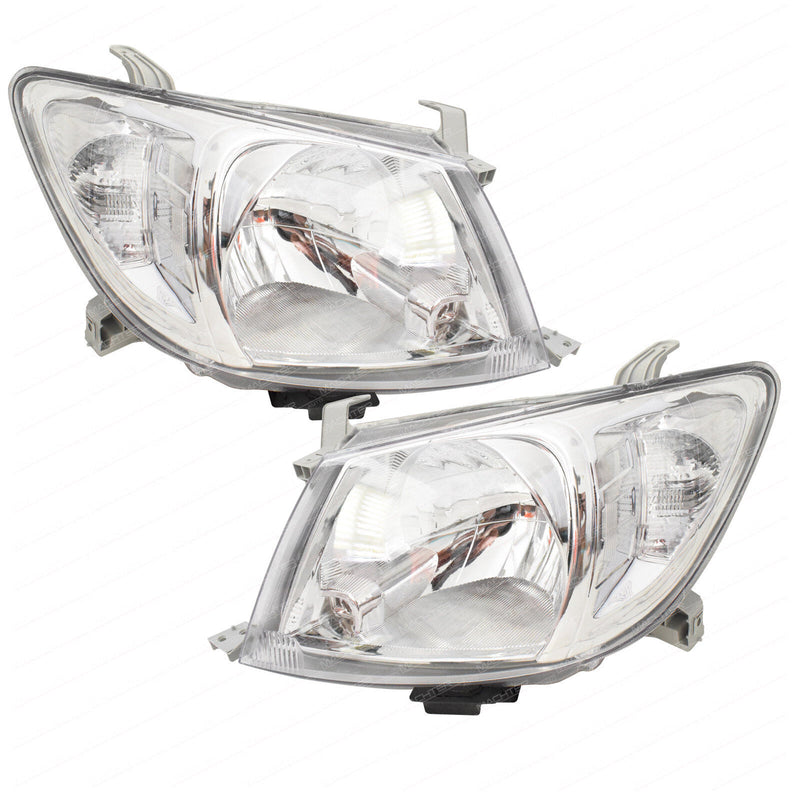Fit For Toyota Hilux SR SR5 4WD 2WD UTE 2005-2012 HeadLight LH + RH