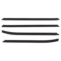 4pcs Black Outer Window Belt Mould Suits Toyota Hilux Double Cab SR5 2005-2015