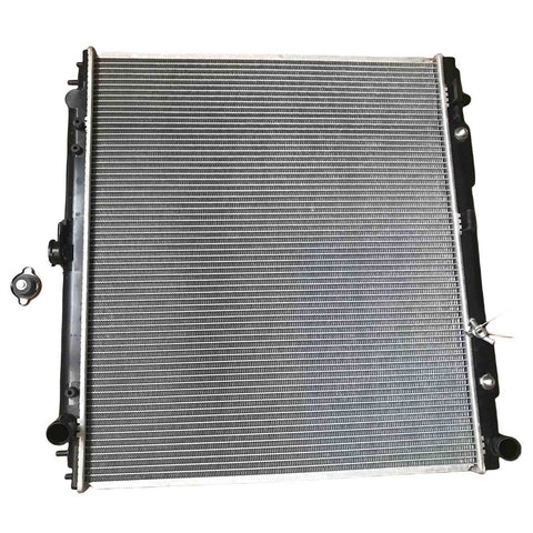 Aluminum Core Plastic Tank Radiator with Cap for Nissan Navara D40