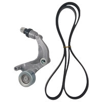 Fit For Honda Civic FD FB 2006-2016 1.8L 2.0L 31170R0A005 Tensioner Pulley & Serpentine Drive Belt Kit
